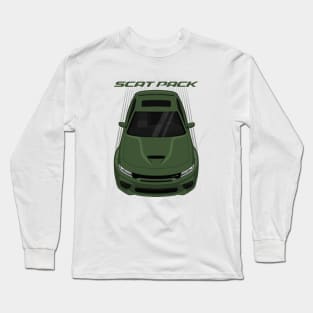 Dodge Charger Scat Pack Widebody - F8 Green Long Sleeve T-Shirt